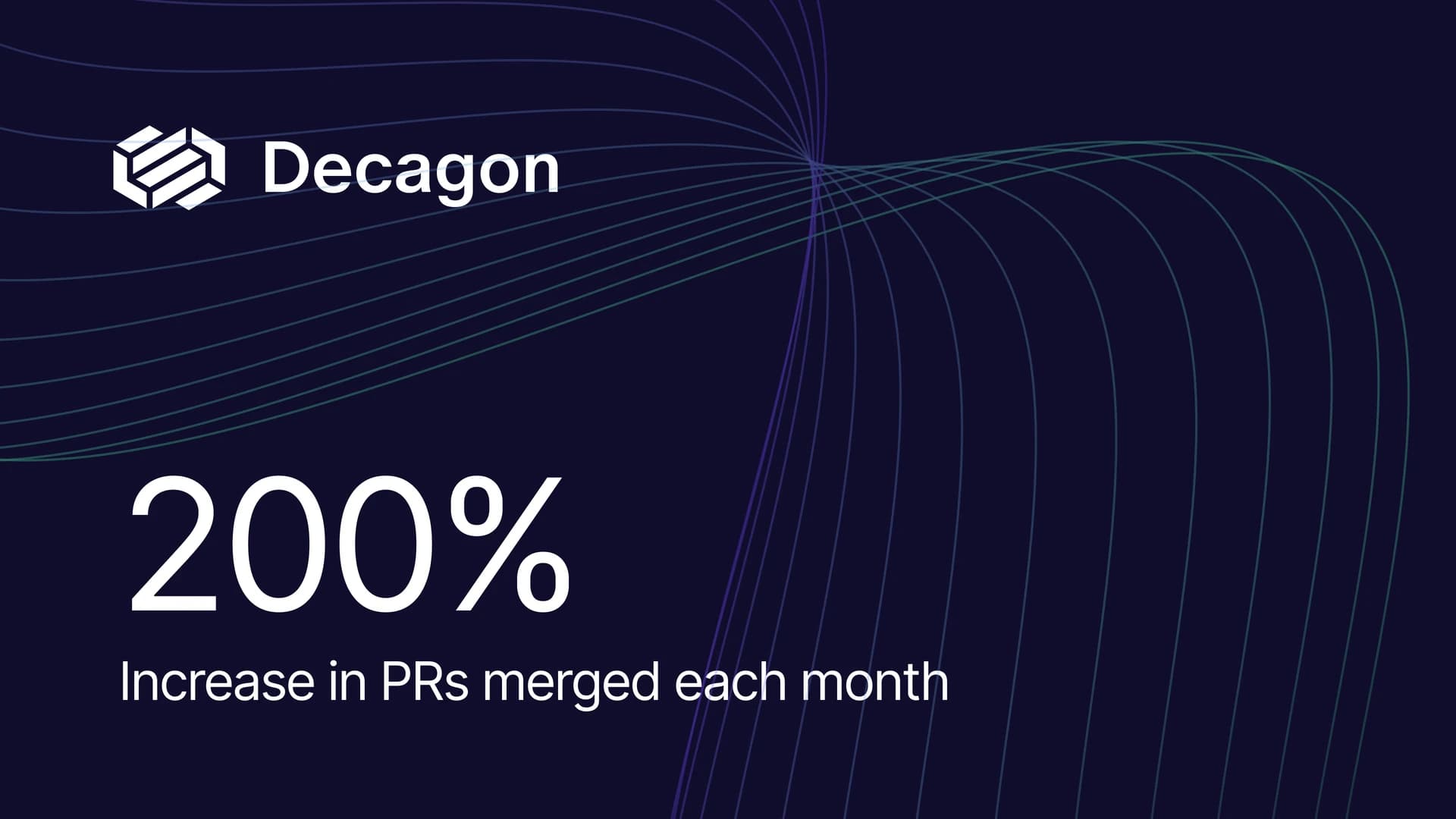 Decagon: 200% increase in PRs merged each month