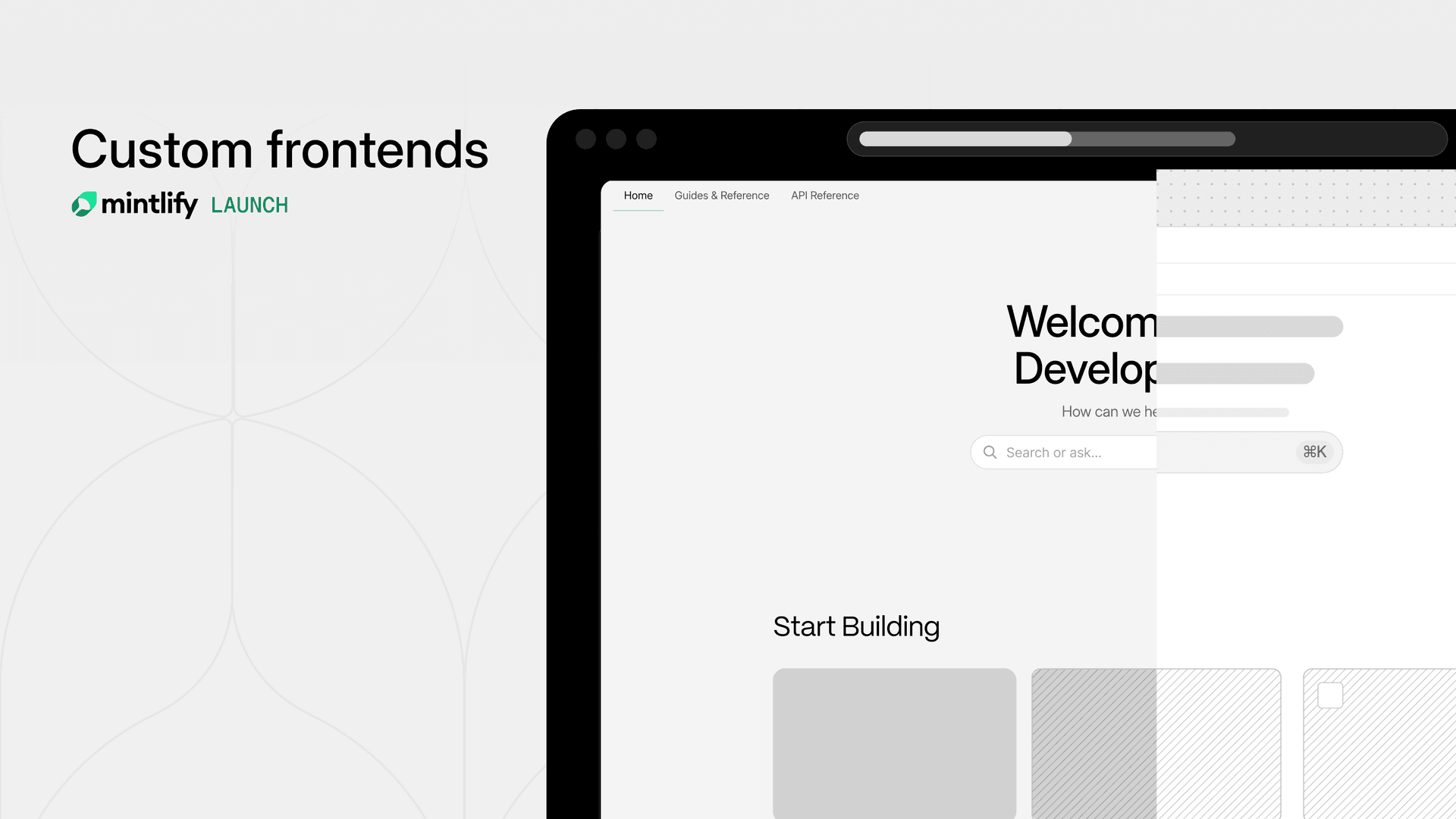 Your docs, your frontend, our content engine