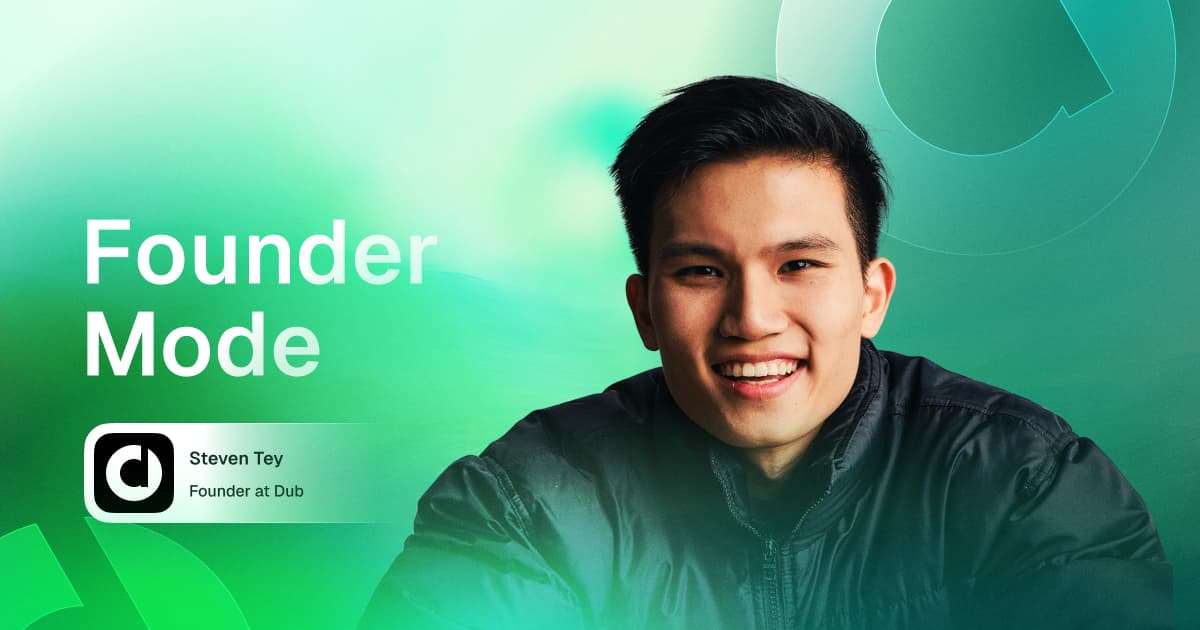 Founder Mode: Dub's journey from side project to enterprise link attribution platform
