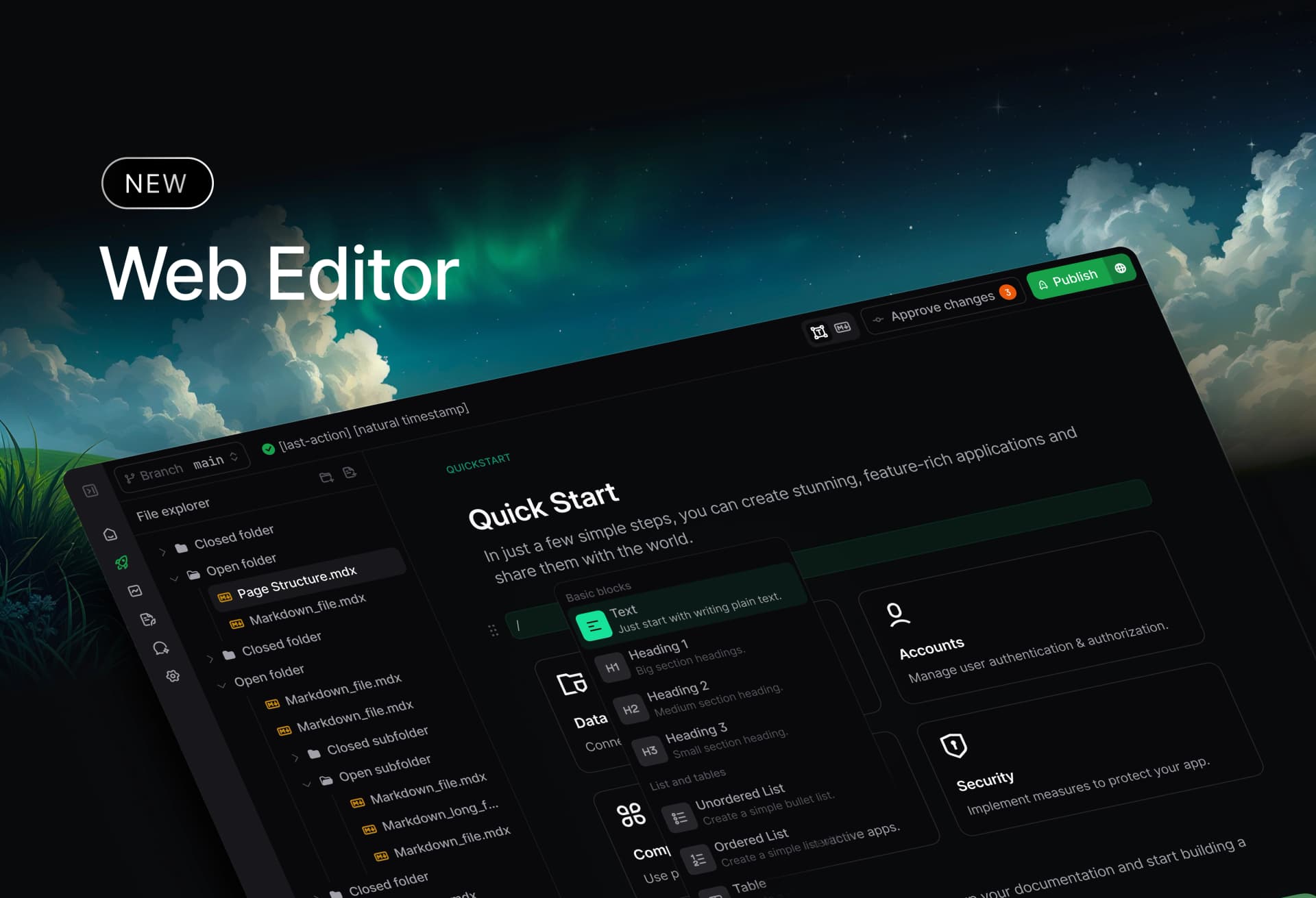 Introducing our revamped Web Editor