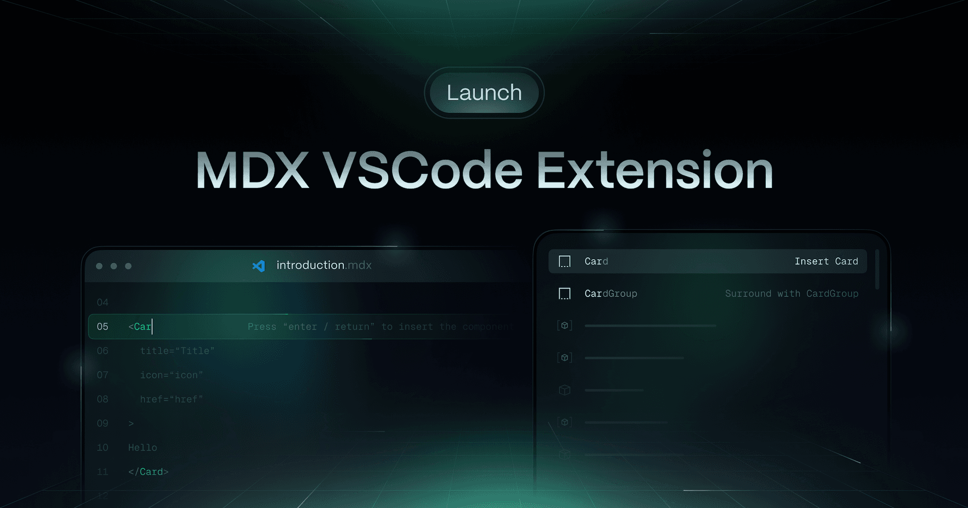 The Mintlify MDX VSCode extension