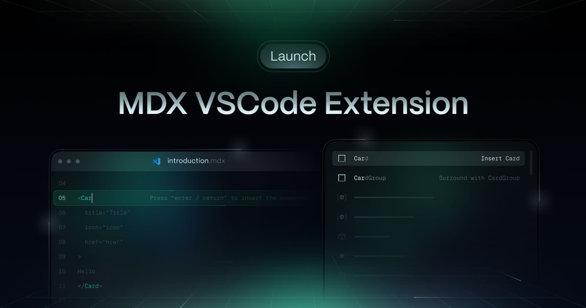 The Mintlify MDX VSCode extension