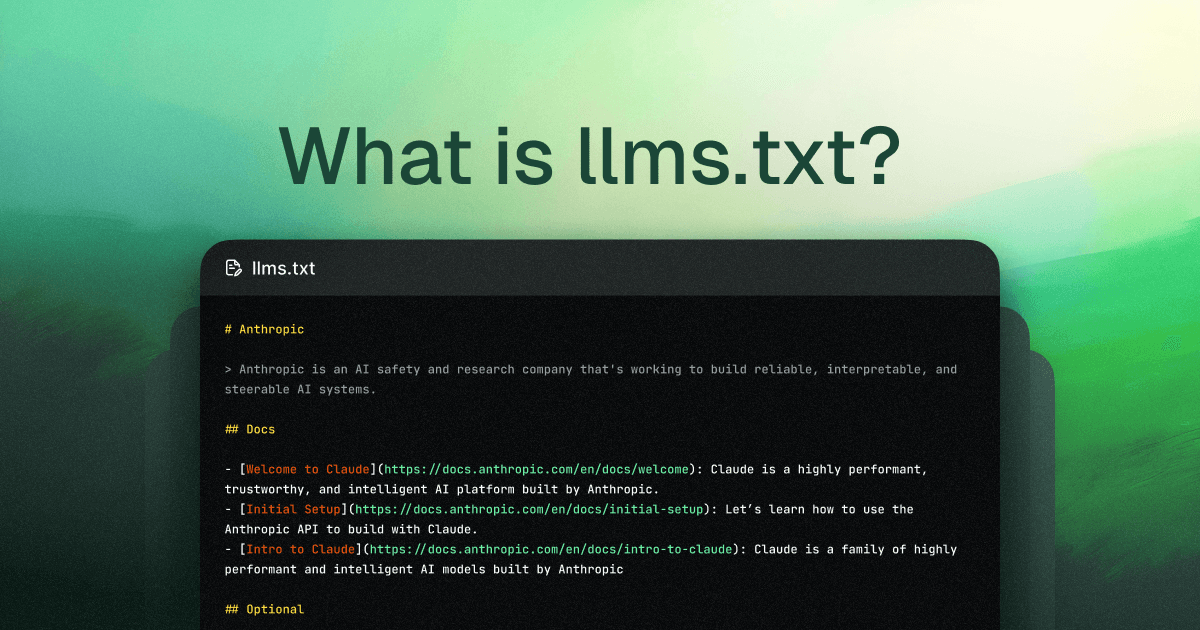 What is llms.txt? How it works and examples