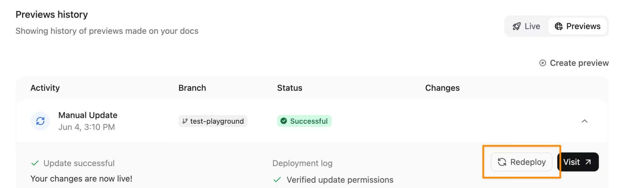 Mintlify dashboard showing documentation CI checks configured for prose linting and broken-link detection