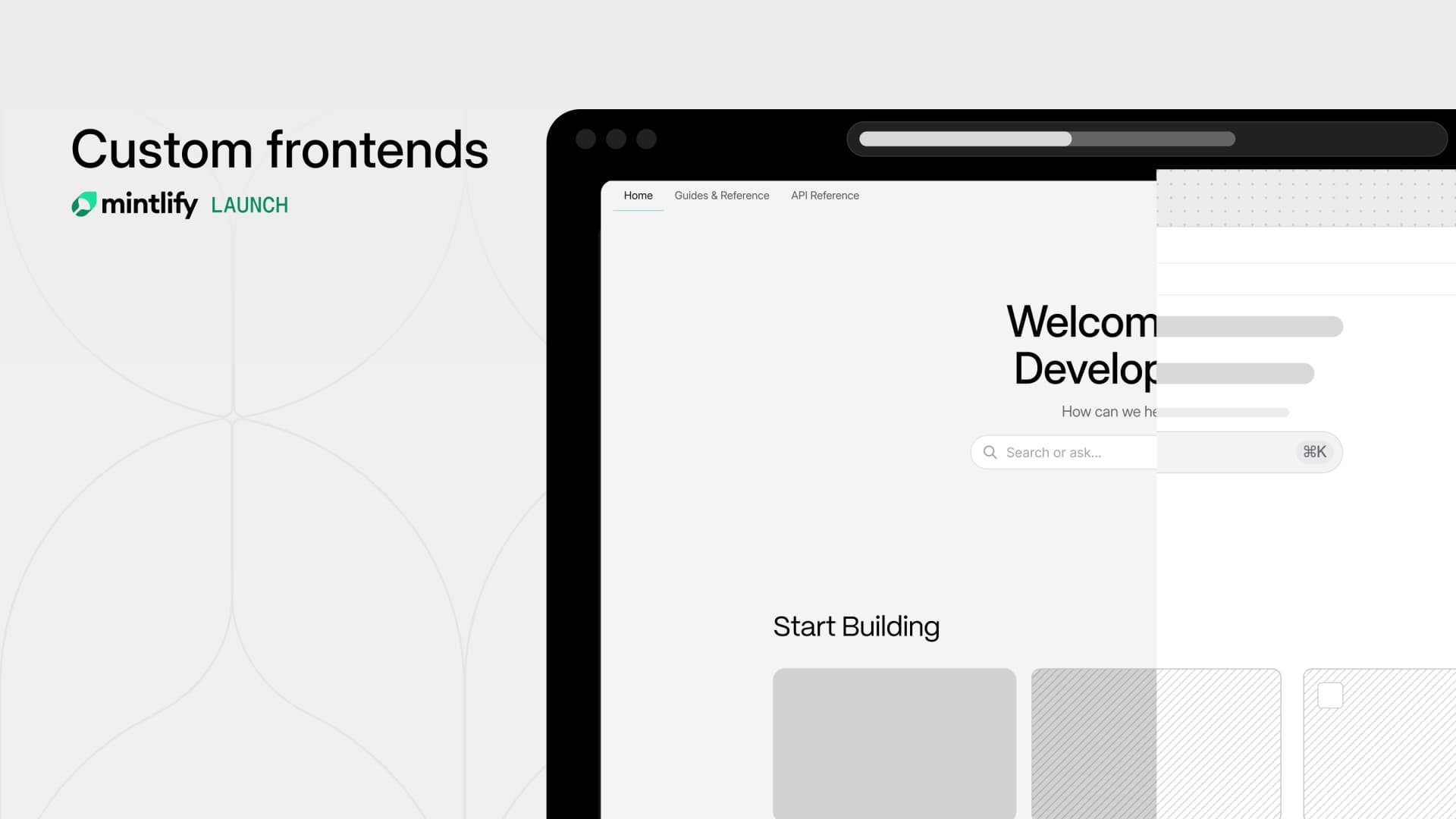 Your docs, your frontend, our content engine