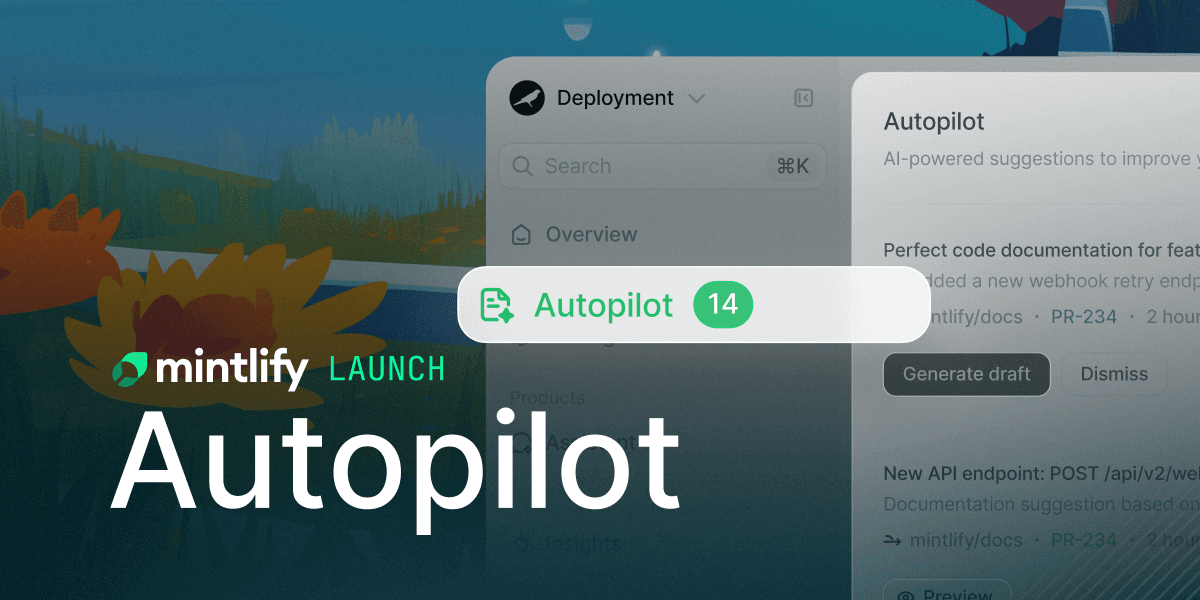 Introducing autopilot, the next step towards self-updating docs