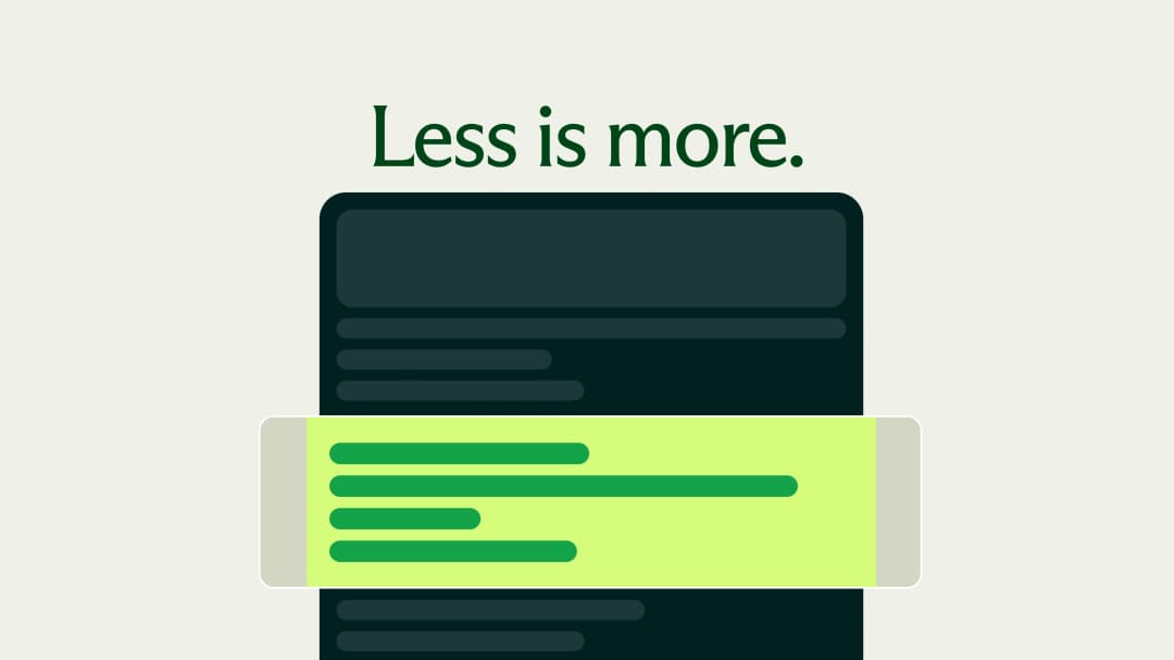 Less is more: Improving editor performance