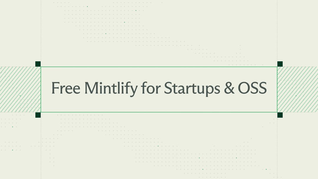 Mintlify Pro for Startups and Open Source Projects