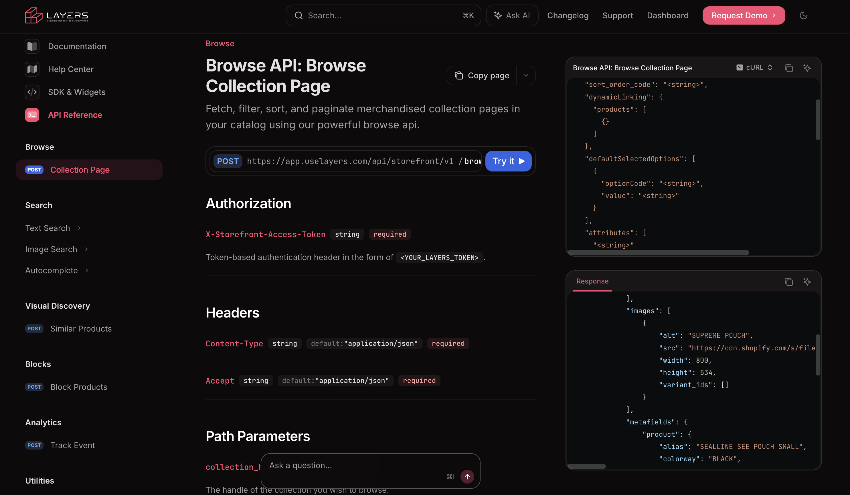Layers documentation