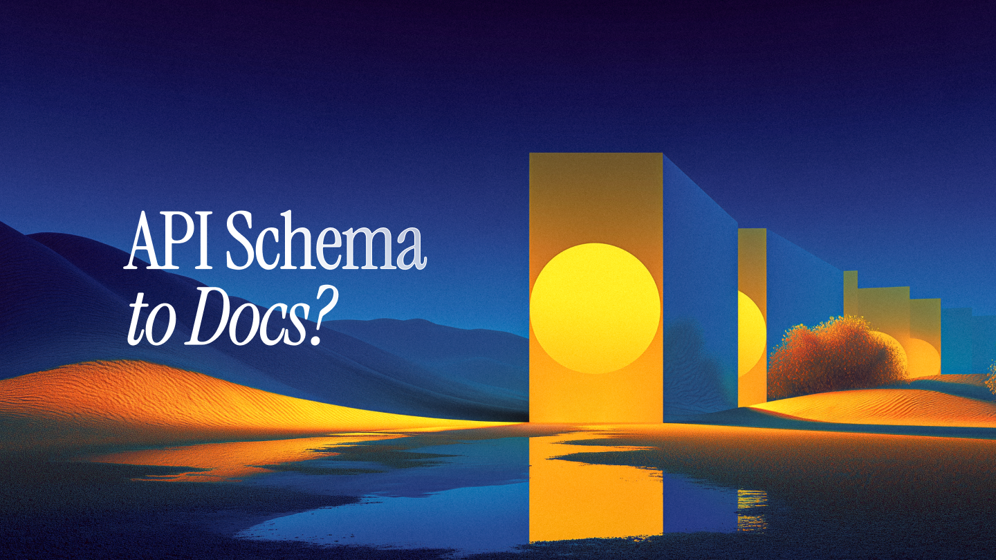 Api Sheda Should you generate docs from your API schema?